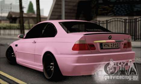 BMW M3 E46 StanceWork для GTA San Andreas