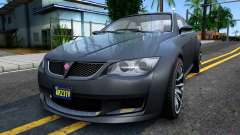 GTA V Ubermacth Sentinel Sedan для GTA San Andreas