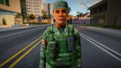 Скин солдата из Сухопутных войск Мексики v1 для GTA San Andreas