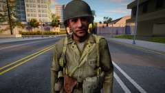 Американский солдат из CoD WaW v1 для GTA San Andreas