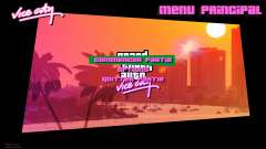 GTA Vice City Artwork Menu для GTA Vice City