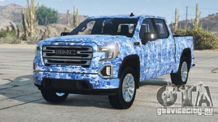 GMC Sierra AT4 Crew Cab Picton Blue для GTA 5