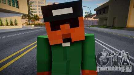 Ryder2 Minecraft Ped для GTA San Andreas