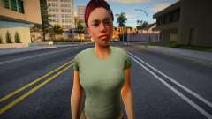 Helena HD with facial animation для GTA San Andreas